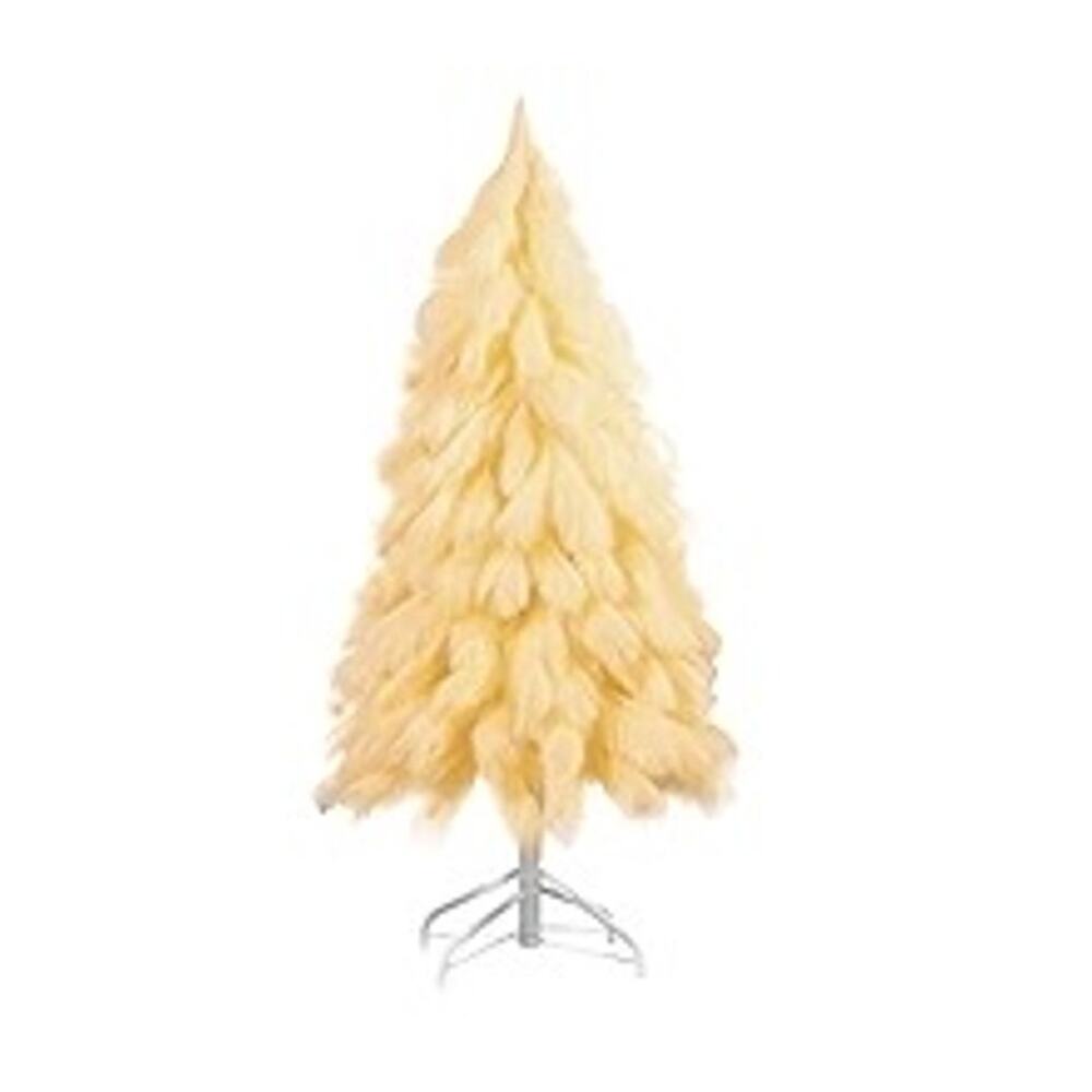 Romantic season Handcrafted 4FT Yellow Christmas Tree
